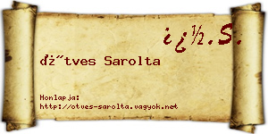 Ötves Sarolta névjegykártya